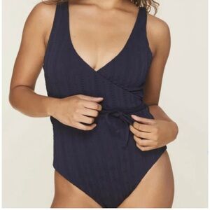 Andie The Belmar One Piece in Navy